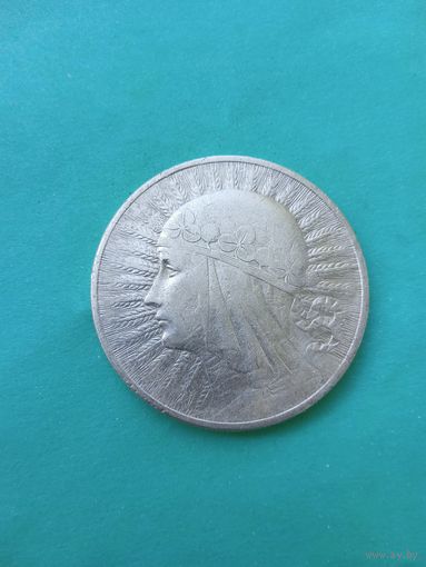 10 злотых 1932 года. Ядвига.