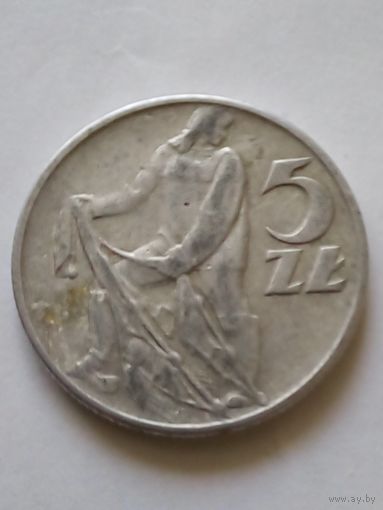 Польша 5 злотых 1959 г.