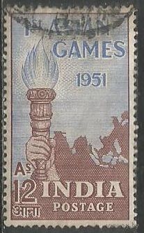 Индия. Первые Азиатские спортигры. 1951г. Mi#220.