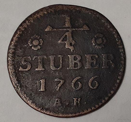 Юлих-берг 1/4 штюбера 1766 (10-1-16)