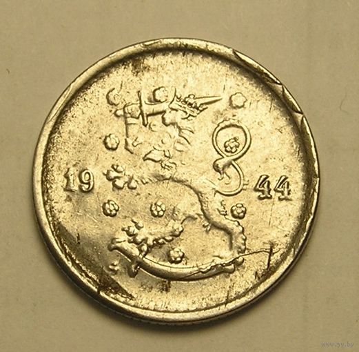 Финляндия, 50 Пенни 1944 брак