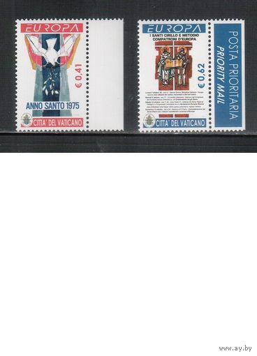 Ватикан-2003,(Мих.1459-1460) **  ,  ЕВРОПА, Плакат(полная серия)