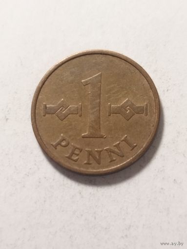 Финляндия 1 пенни 1963