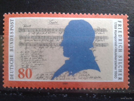 ФРГ 1989 композитор** Михель-1,3 евро