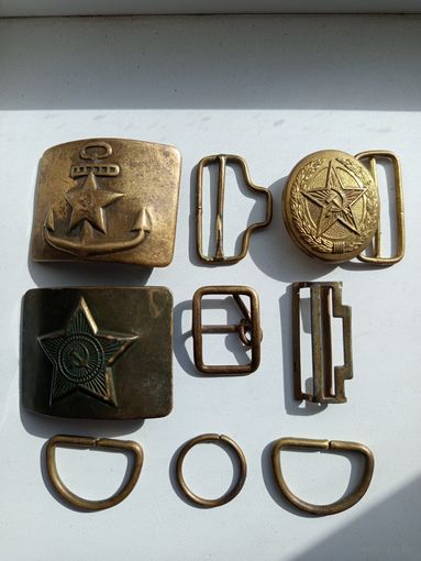 Пряжки военные СССР и фурнитура.