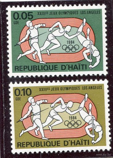 Гаити. Летние олимпийские игры Лос Анжелес. Легкая атлетика