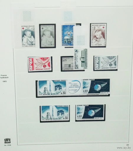 ФРАНЦИЯ.Хронология.РАСПРОДАЖА АЛЬБОМА ПОСТРАНИЧНО !Могут встречаться аккуратные наклейки! СОСТОЯНИЕ НА ФОТО !