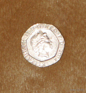 Британия 20 пенсов 2014 XF