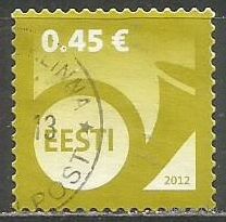 Эстония. Символика почты. Рожок. 2012г. Mi#739.