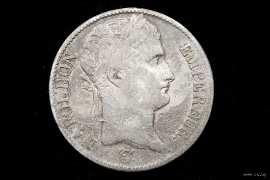 5 франков 1811 г. Париж (Франция), Наполеон Бонапарт. Кабинетная патина!