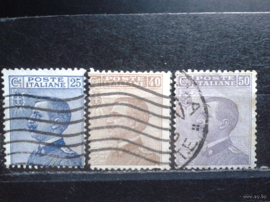 Италия 1908 Король Виктор-Эммануил 3 Полная серия