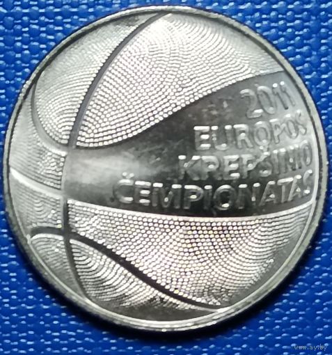 Литва 1 лит 2011 г. Чемпионат Европы по баскетболу