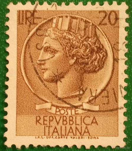 Италия 1953. Монета Сиракуз