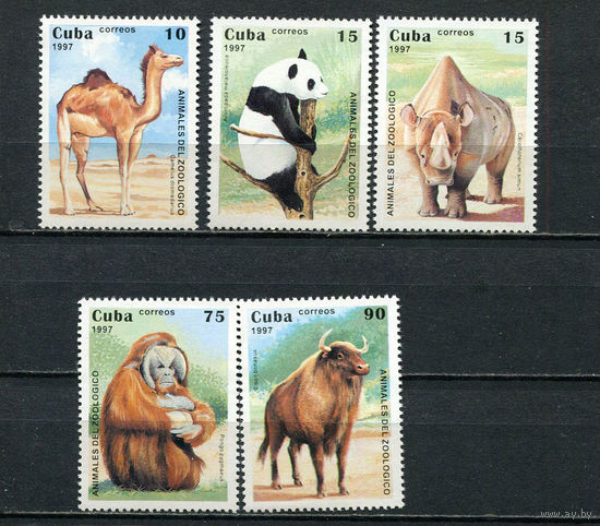 Куба - 1997 - Фауна - [Mi. 3996-4000] - полная серия - 5 марок. MNH.  (Лот 98Fx)-T25P37