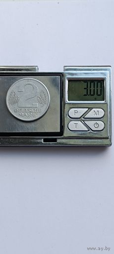 2 марки 1957 года. Восточная Германия (ГДР 1948 - 1990). Монета не чищена. 2508