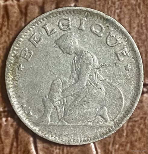 Монета 50 сантимов 1927 год. Бельгия. Король Альберт I