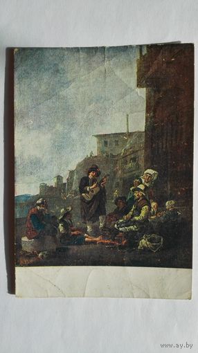 Лингельбах. Уличный музыкант. Огиз