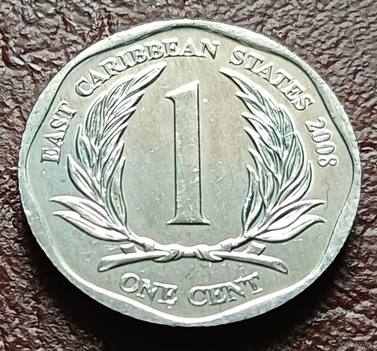 Восточные Карибы 1 цент, 2008    ( 2-1-7 )