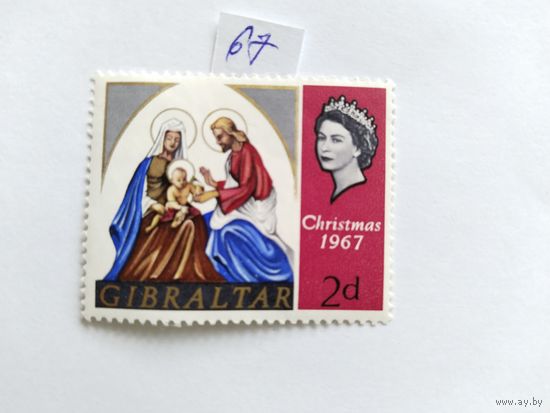 Гибралтар  1967 Рождество