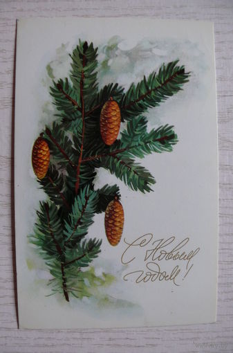 Куртенко А., Куртенко Е., С Новым годом! 1975, подписана.