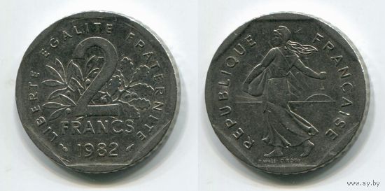 Франция. 2 франка (1982)
