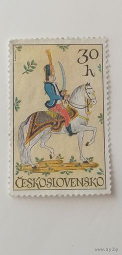 Чехословакия 1972.  Верховая езда. Керамика и стекло.