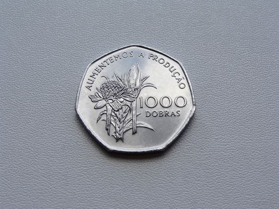 Сан-Томе и Принсипи.  1000 добр 1997 год  KM#90