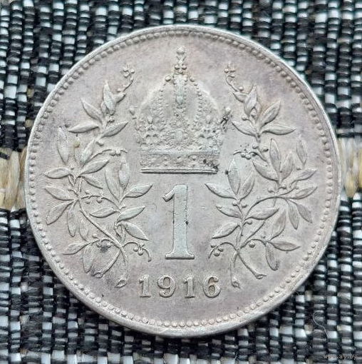 Австрия 1 крона 1916 год. Серебро. Предложи свою цену или обмен!