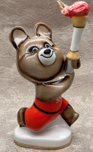 Статуэтка Олимпийский Мишка Факелоносец Вербилки