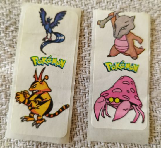Pokemon(покемон) вкладыш от жвачки
