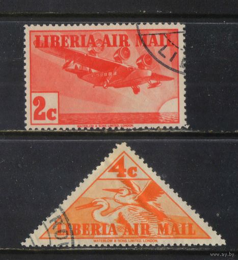 Либерия Авиа 1938 Летающая лодка Большая белая цапля #299,301