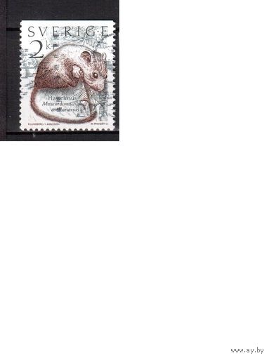 Швеция-1985(Мих.1322) ,  гаш.,  Фауна, Мышь