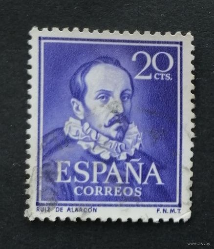 Испания 1950. Известные люди. Хуан Руис де Аларкон и Мендоса