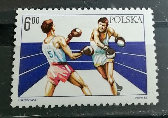 Польша 1983 Спорт бокс