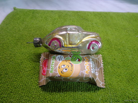 Ёлочная игрушка СССР. АВТОМОБИЛЬ. Редкая.