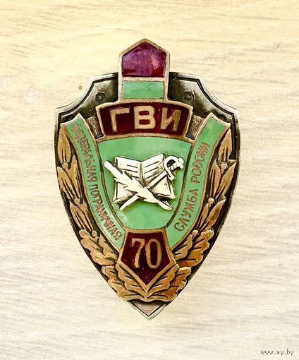 Знак 70 лет ГВИ, ФПС России