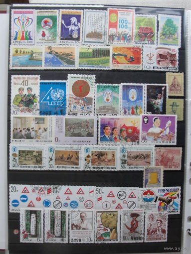 Продажа коллекции с 1 рубля! Культура и искусство на почтовых марках мира.