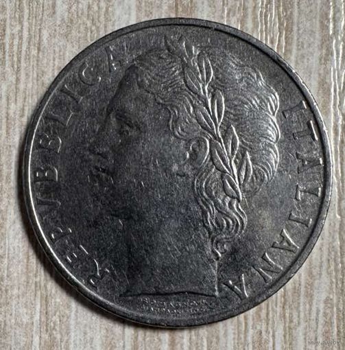 Монета 100 лир 1961 год. Италия. С рубля без МЦ.