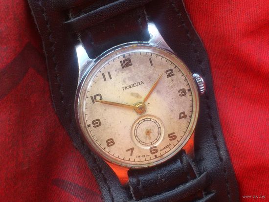 Часы СТАЛИНСКАЯ ПОБЕДА 1 МЧЗ им. КИРОВА из СССР 1950 года, ОФОРМЛЕНИЕ ЧН-103К