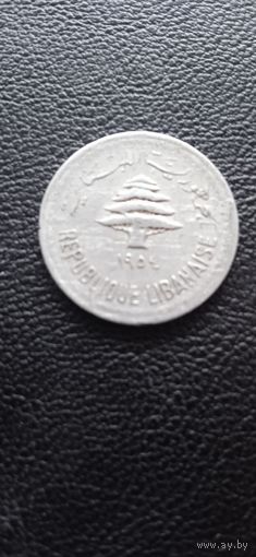 Ливан 5 пиастров 1954 г.