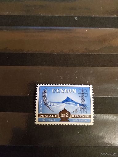 1951 британский протекторат Цейлон дорогая вулкан чистая клей MNH** (4-8)
