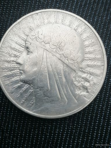 10 злотых 1933г.Ядвига