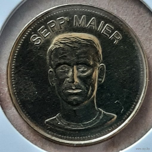 Футбольный жетон. Germany (1969). National Football Teams. Sepp Maier.