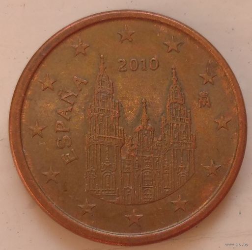 1 евроцент 2010 Испания. Возможен обмен