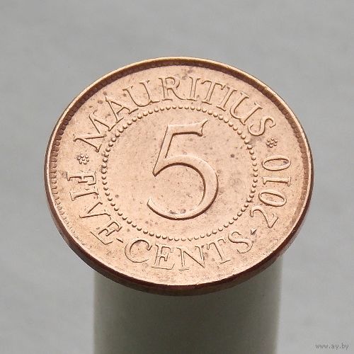 Маврикий 5 центов 2010