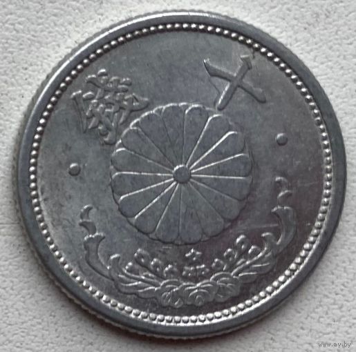 Япония 10 сенов 1940 г. Алюминий