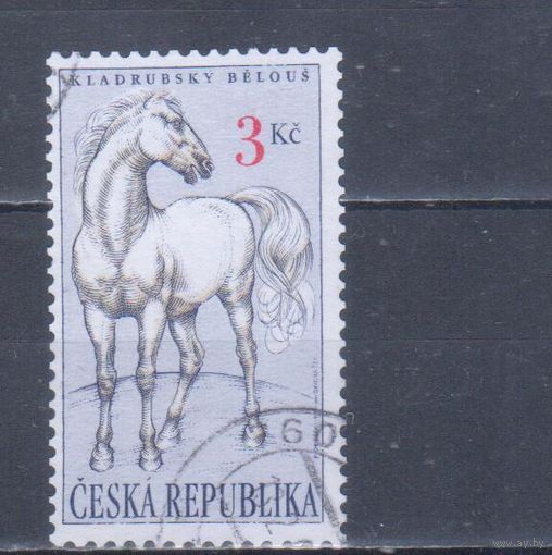 [943] Чехия 1996. Фауна.Лошадь. Гашеная марка.