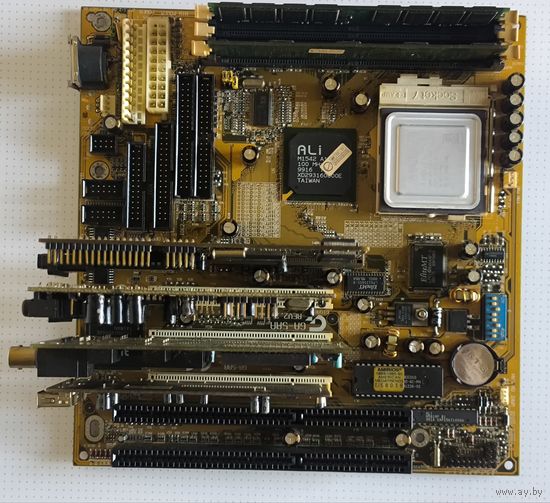 Материнская плата GA-5AA Rev 2.2 . Плюс процессор и другое.