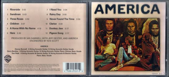 AMERICA (USA аудио CD 1972)