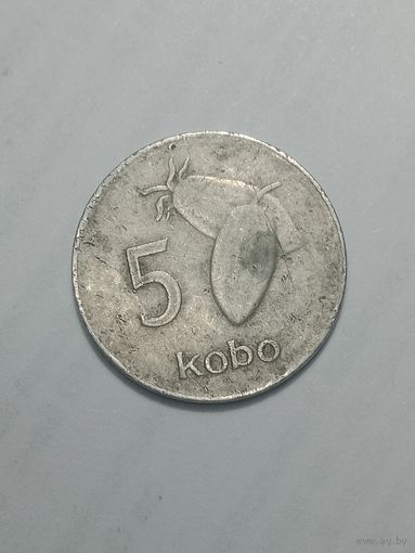 Нигерия  5 Кобо 1989 года .